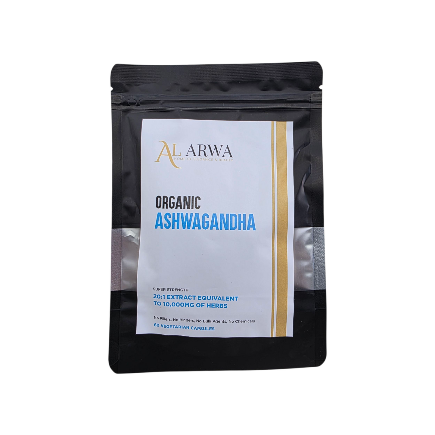 Organic Ashwagandha (60 Capsules)