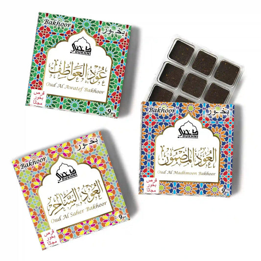 3x Assorted Bukhoor (27 pieces)